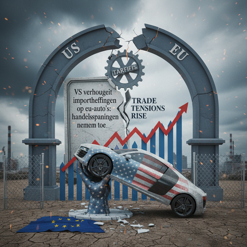 VS verhoogt importheffingen op eu-auto's: handelsspanningen nemen toe