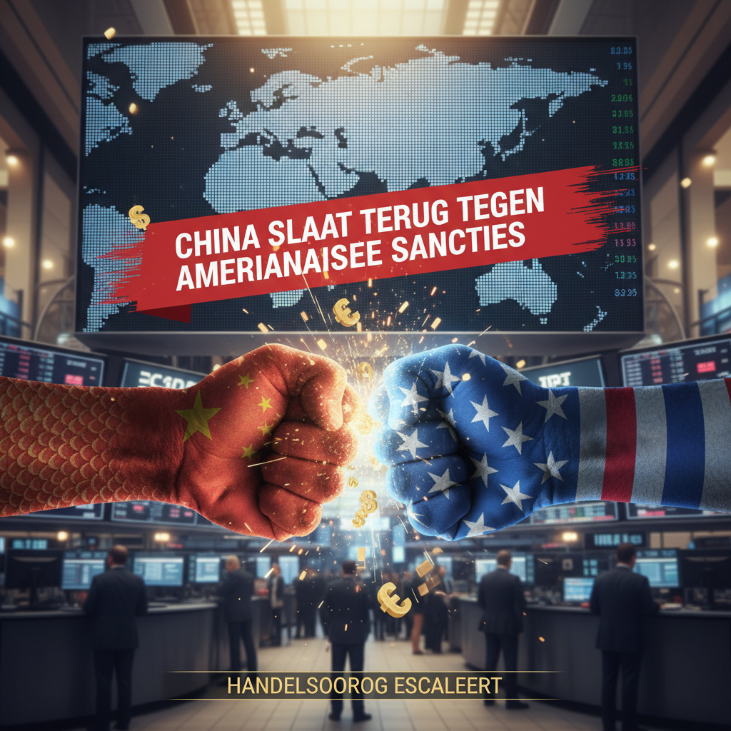 Handelsoorlog escaleert: china slaat terug tegen amerikaanse sancties