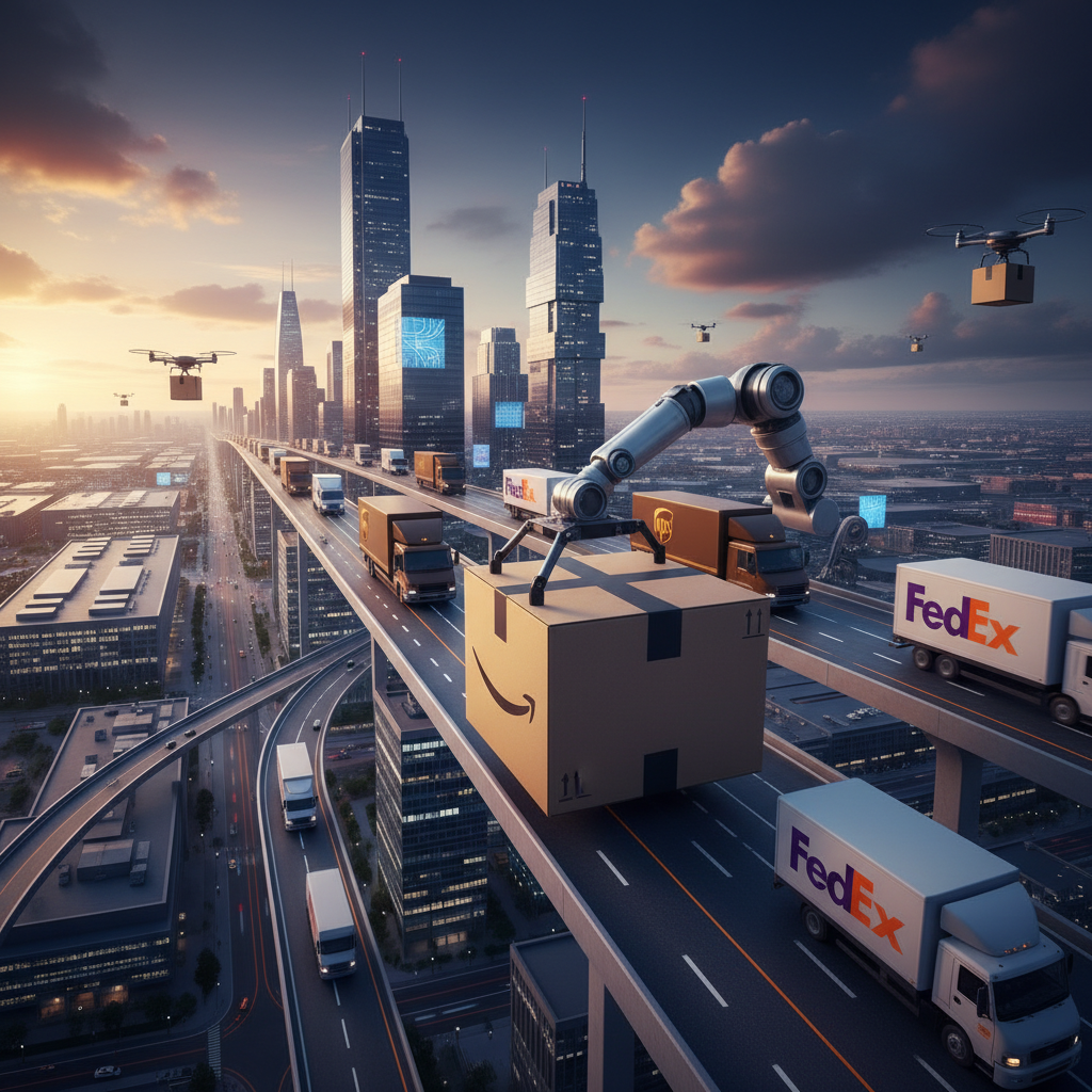 Amazon betreedt pakketmarkt met concurrerend logistiek netwerk