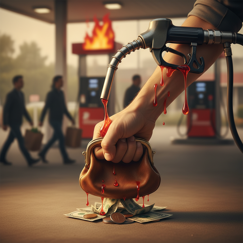 Hoge brandstofprijzen knijpen Amerikaanse consumentenbestedingen