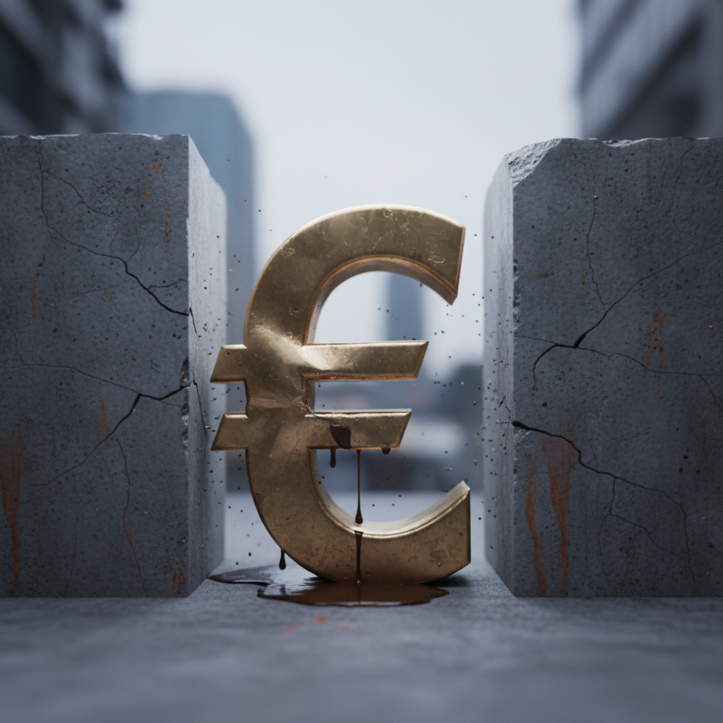De euro onder druk